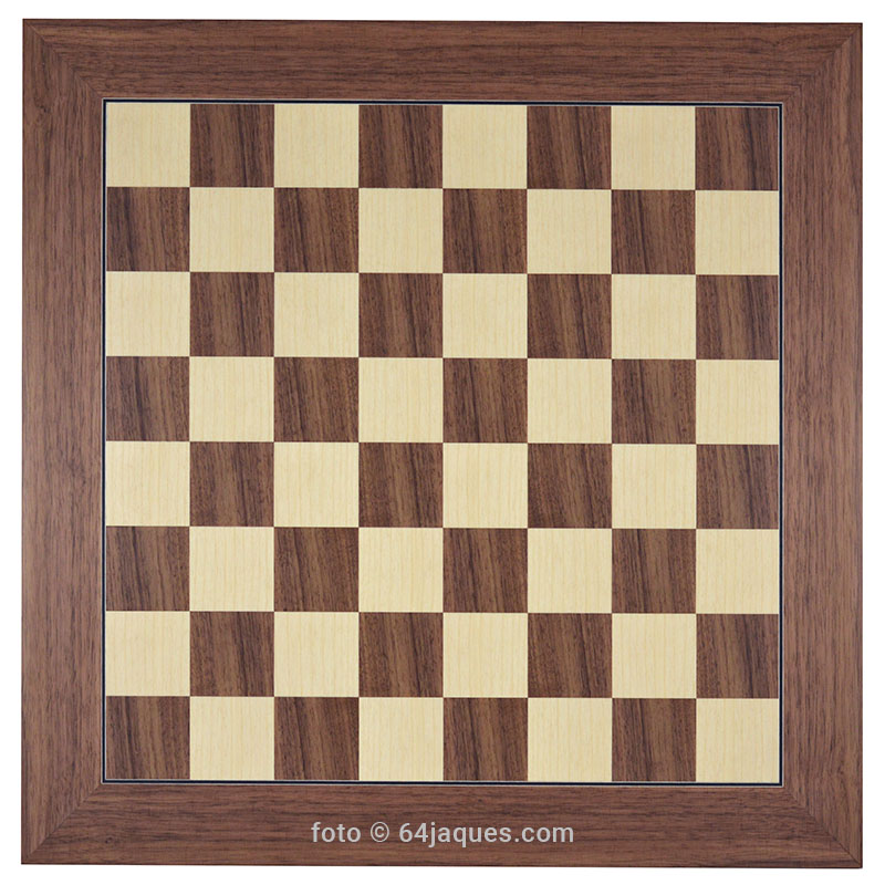 Tablero ajedrez nogal